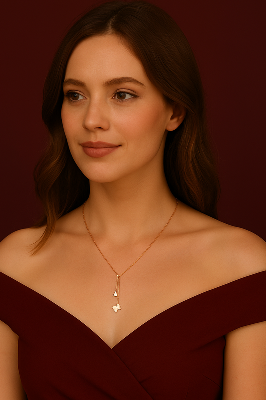 Karishma Kreations Trendy Rose Gold Plated Butterfly Stainless Steel For Women